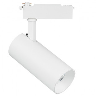 218236 Светильник для 1-фазного трека FUOCO LED 25W 2350/2420/2500LM 24G БЕЛЫЙ (в комплекте) 218236 Светильник для 1-фазного трека FUOCO LED 25W 2350/2420/2500LM 24G БЕЛЫЙ (в комплекте)