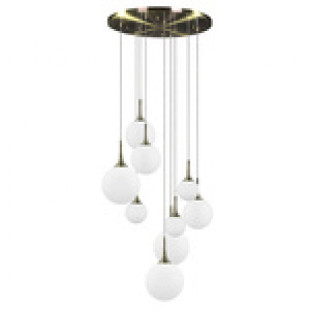 813091 (MD5081A-9EB) Люстра GLOBO 9х40W E14 electroplating bronze/white (в комплекте) 813091 (MD5081A-9EB) Люстра GLOBO 9х40W E14 electroplating bronze/white (в комплекте)