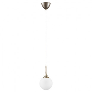 813013 (MD5085-1GL) Подвес GLOBO 1х40W  E14 champagne gold/white (в комплекте)