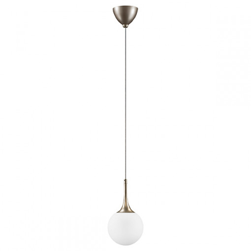 813013 (MD5085-1GL) Подвес GLOBO 1х40W  E14 champagne gold/white (в комплекте)