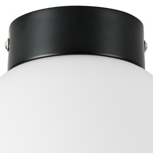 812017 (MX8131-1B-S ) Люстра GLOBO 1х40W E14 matt black/white (в комплекте)