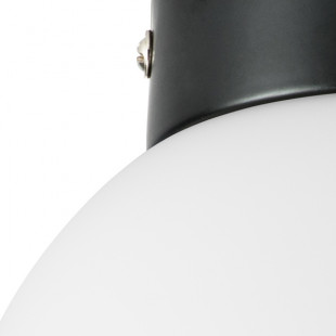 812017 (MX8131-1B-S ) Люстра GLOBO 1х40W E14 matt black/white (в комплекте)