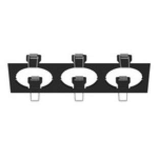 217537 Рамка INTERO 16 Triple QUADRO ЧЕРНЫЙ (в комплекте) 217537 Рамка INTERO 16 Triple QUADRO ЧЕРНЫЙ (в комплекте)