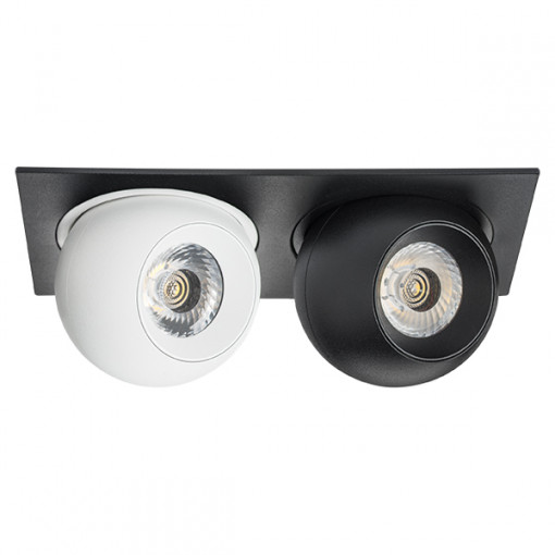 i5276474 Светильник INTERO LED 9W*2 850LM*2 24G ЧЕРНЫЙ/БЕЛЫЙ 4000K (217527+217064+217074)