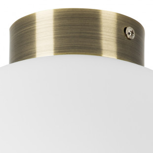 812031 (MX8131-1B-L ) Люстра GLOBO 1х40W E14 antique bronze/white (в комплекте)