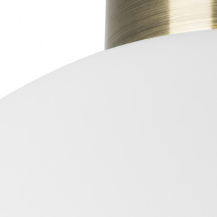 812031 (MX8131-1B-L ) Люстра GLOBO 1х40W E14 antique bronze/white (в комплекте)