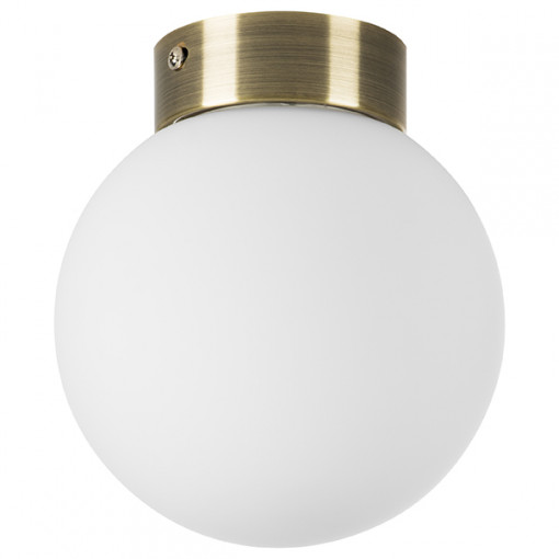 812011 (MX8131-1B-S ) Люстра GLOBO 1х40W E14 antique bronze/white (в комплекте)