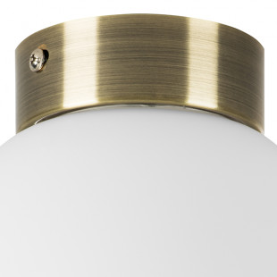 812011 (MX8131-1B-S ) Люстра GLOBO 1х40W E14 antique bronze/white (в комплекте)