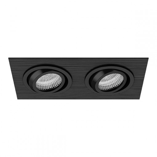 011622 Светильник SINGO X2  MR16/HP16 ЧЕРНЫЙ (в комплекте)