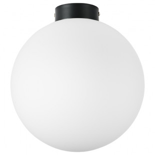 812037 (MX8131-1B-L ) Люстра GLOBO 1х40W E14 matt black/white (в комплекте)