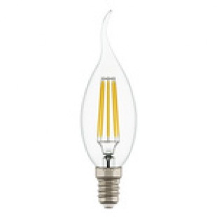 933602 Лампа LED FILAMENT 220V CA35  E14 6W=65W 400-430LM 360G CL 3000K 30000H (в комплекте)