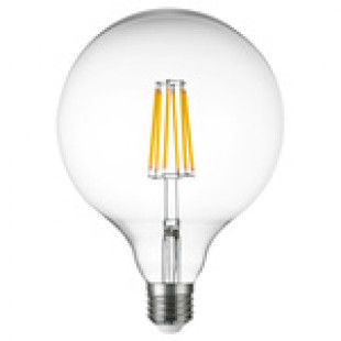 933204 Лампа LED FILAMENT 220V G125 E27 10W=100W 920LM 360G CL 4000K 30000H (в комплекте)