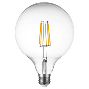 933204 Лампа LED FILAMENT 220V G125 E27 10W=100W 920LM 360G CL 4000K 30000H (в комплекте)