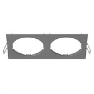 217529 Рамка INTERO 16 Double QUADRO СЕРЫЙ (в комплекте) 217529 Рамка INTERO 16 Double QUADRO СЕРЫЙ (в комплекте)