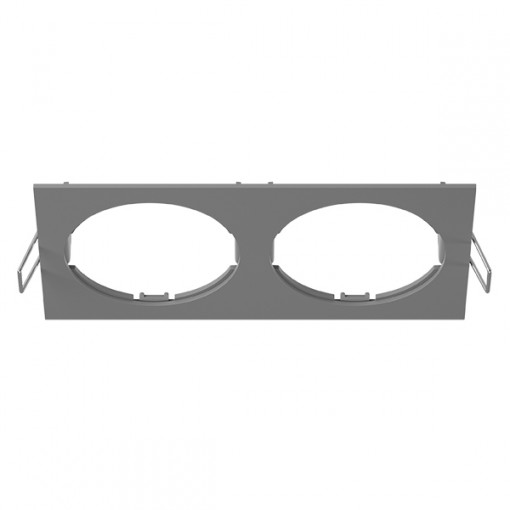 217529 Рамка INTERO 16 Double QUADRO СЕРЫЙ (в комплекте) 217529 Рамка INTERO 16 Double QUADRO СЕРЫЙ (в комплекте)