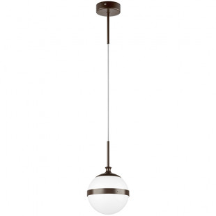 813117 (MD1803-1BL) Подвес GLOBO 1х40W  E14 umber/white (в комплекте)