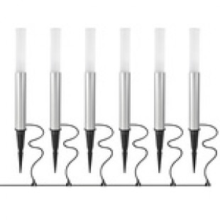 380935 (IVY-833) Светильник DITO LED 6*1,5W 6*20LM  АЛЮМИНИЙ 3000K IP55 (в комплекте)