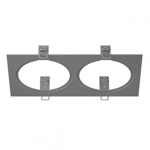 217829 Рамка INTERO 111 Double QUADRO СЕРЫЙ (в комплекте) 217829 Рамка INTERO 111 Double QUADRO СЕРЫЙ (в комплекте)