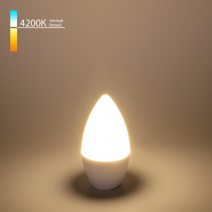 Светодиодная лампа Свеча" C37 6W 4200K E14 BLE1422"