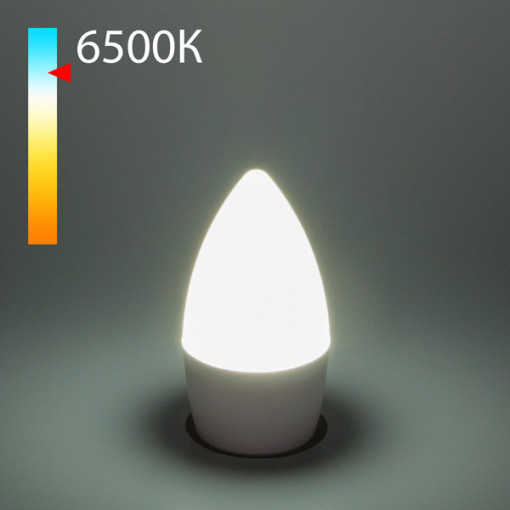 Светодиодная лампа Свеча" C37 8W 6500K E27 BLE2724"