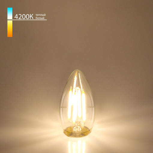 Филаментная светодиодная лампа Свеча" C35 7W 4200K E27 BLE2736"