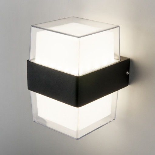 Уличный настенный светодиодный светильник Maul чёрный 1519 TECHNO LED чёрный Уличный настенный светодиодный светильник Maul чёрный 1519 TECHNO LED чёрный