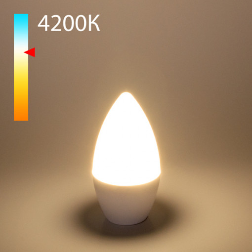 Светодиодная лампа Свеча" C37 8W 4200K E14 BLE1403"