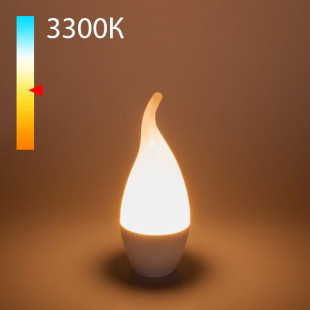 Светодиодная лампа Свеча на ветру" CA37 8W 3300K E14 BLE1431"