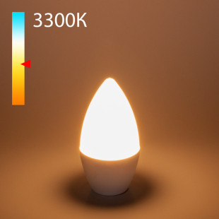 Светодиодная лампа Свеча" C37 8W 3300K E14 BLE1402"
