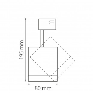 301564 Светильник для 3-фазного трека CANNO LED 15W 960LM 30G БЕЛЫЙ 4000K IP20 (в комплекте)