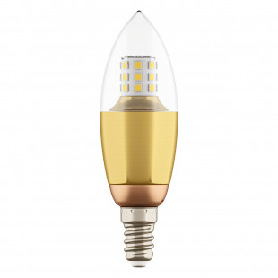940522 Лампа LED 220V C35 E14 7W=70W 460LM 60G CL/GD 3000K 20000H (в комплекте)