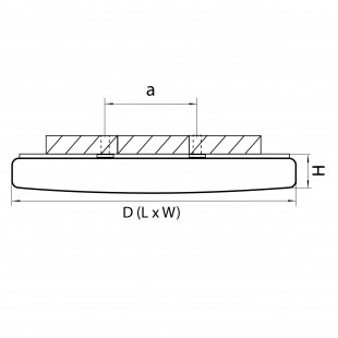 226204 Светильник ARCO QUA LED 20W 1920LM БЕЛЫЙ 4000K (в комплекте)