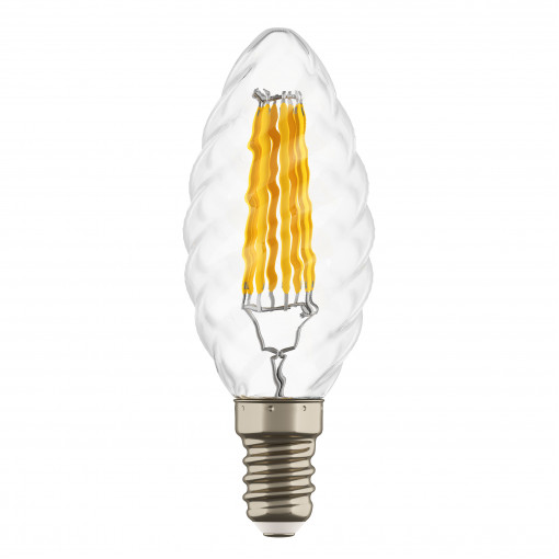 933704 Лампа LED FILAMENT 220V C35 E14 6W=65W 400-430LM 360G CL 4000K 30000H (в комплекте)