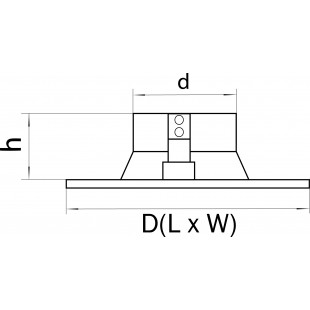 214606 Светильник DOMINO ROUND МR16 БЕЛЫЙ (в комплекте)